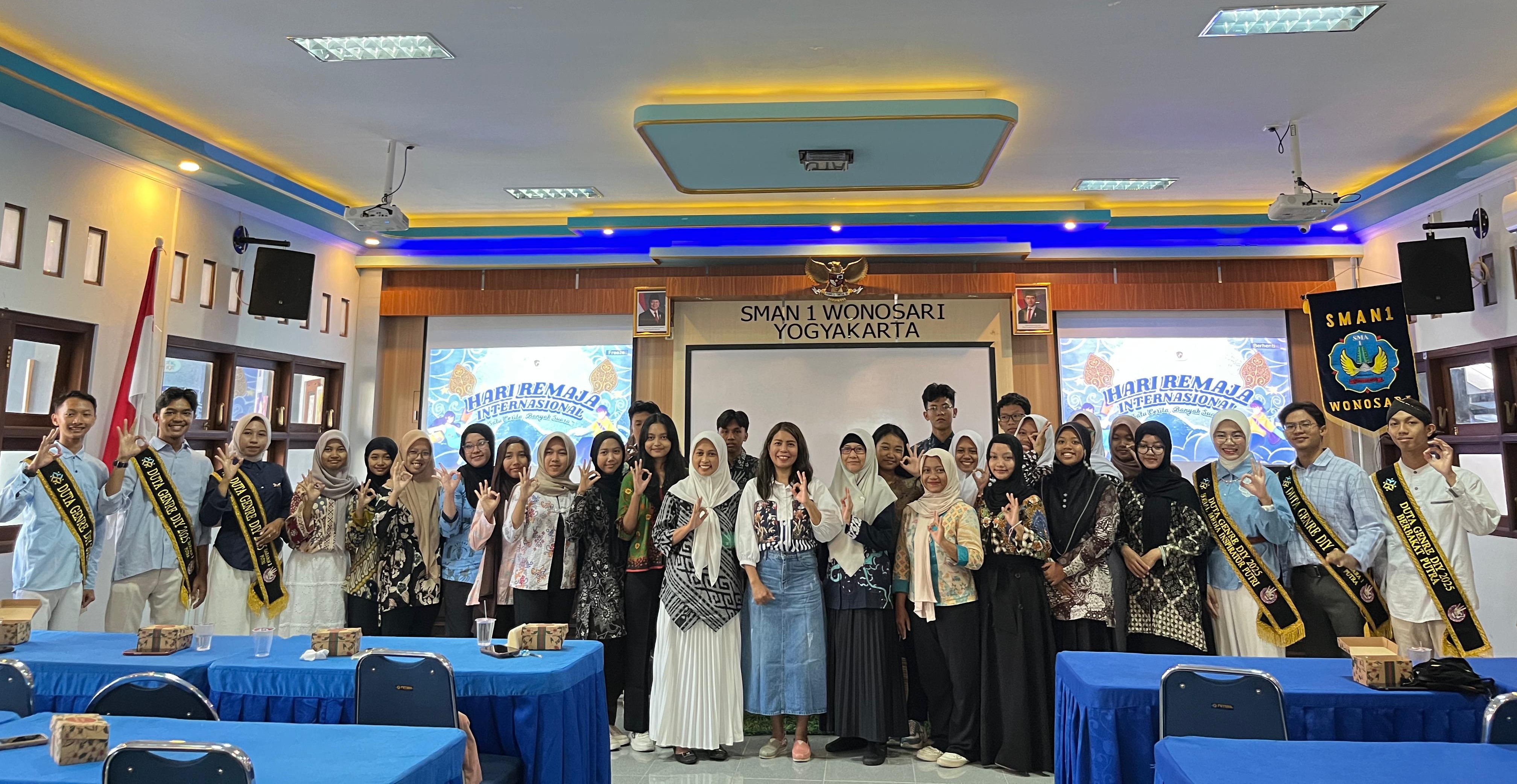 SMAN 1 Wonosari Peringati Hari Remaja Internasional 2025 Bersama Duta GENRE DIY